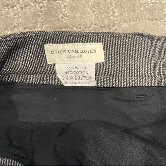 Dries van Noten Women's wool pants, charcoal, EU 38/Size US 6 - Picture 2 of 6